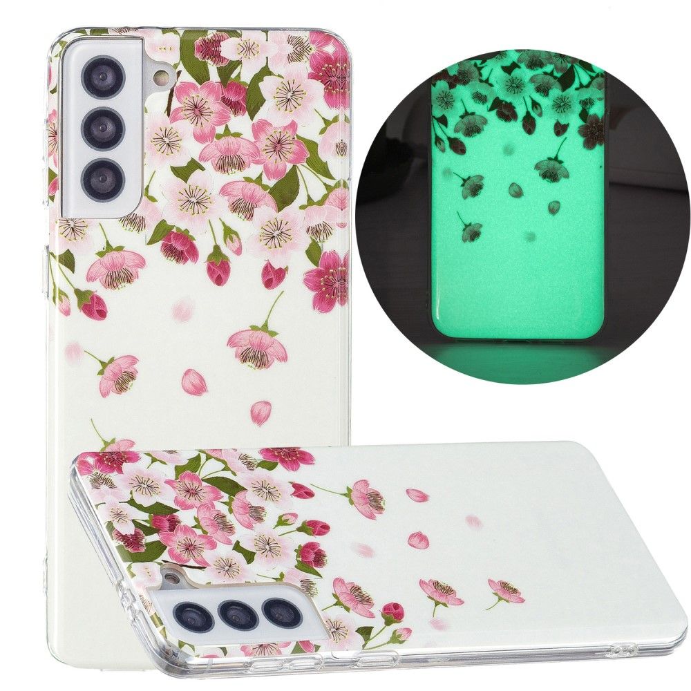 Coque Samsung Galaxy S21 5G Fluorescente Fleurs