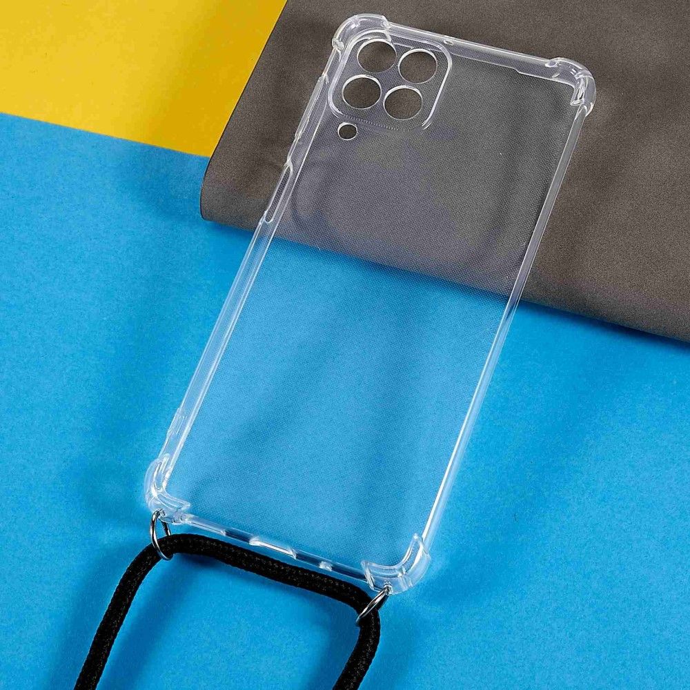 Coque Samsung Galaxy M G Avec Cordon Bandouli Re Transparent