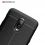 Coque OnePlus 6T style cuir texture litchi