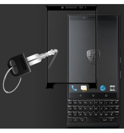 Protection d’écran BlackBerry KEY2 en Verre Trempé Full Size - Noir