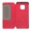 Housse Huawei Mate 20 Pro en cuir avec fenêtre - Rouge