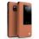 Housse Huawei Mate 20 Pro en cuir avec fenêtre - Marron clair