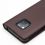 Housse Huawei Mate 20 Pro classique en cuir véritable - Marron