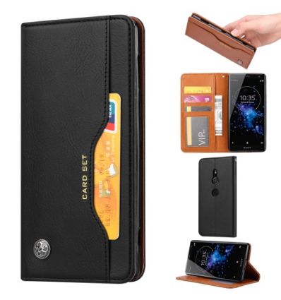 Housse Sony Xperia XZ3 Cuir stand case