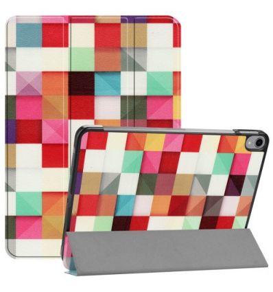 Coque iPad Pro 11 pouces avec rabat - Carreaux colorés