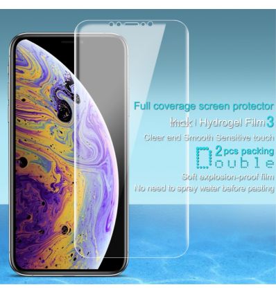 Protection d'écran pour iPhone XS Max Full protection Hydrogel (x2)