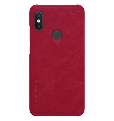 Housse Xiaomi Redmi Note 6 Pro NILLKIN Qin - Rouge