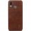 Coque Honor Play imitation cuir - Marron