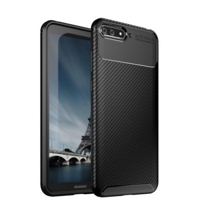 Coque Huawei Y6 2018 Karbon - Noir