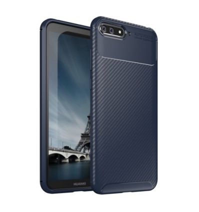 Coque Huawei Y6 2018 Karbon - Bleu