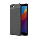 Huawei Y6 2018 - Coque style cuir texture litchi