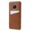 Huawei Mate 20 Pro - Coque rigide revêtement cuir porte-cartes