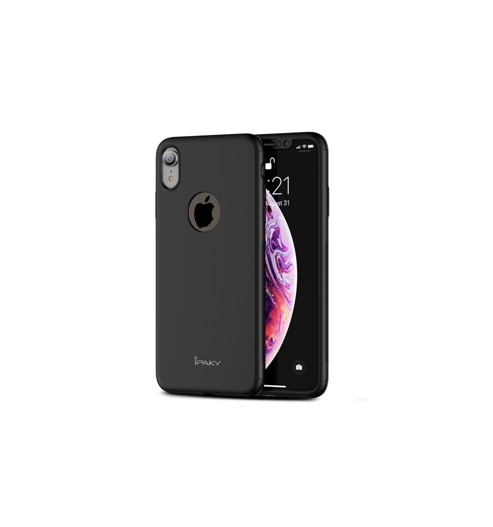 iPhone XR - Coque intÃ©grale 360 degrÃ©s avec verre trempÃ©