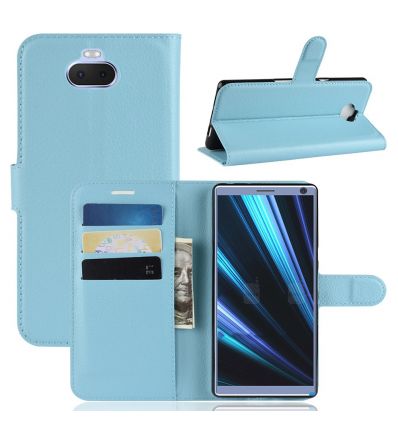 Sony Xperia 10 - Housse style cuir porte cartes