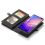 Samsung Galaxy S10 - Coque et étui portefeuille 2-en-1 - Noir