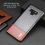 Samsung Galaxy Note 9 - Coque imak imitation cuir - Noir / Marron
