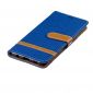 Samsung Galaxy S10 Plus - Housse revêtement tissu porte-cartes
