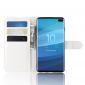 Samsung Galaxy S10 Plus - Étui style cuir porte cartes