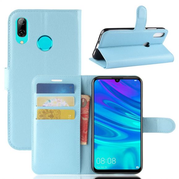 Huawei Y7 2019 - Étui style cuir porte cartes