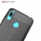 Huawei Y7 2019 - Coque gel finition simili cuir