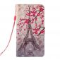 Samsung Galaxy S10 - Housse fleurs et Tour Eiffel