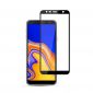Samsung Galaxy J4 Plus - Protection d’écran en verre trempé full size - Noir
