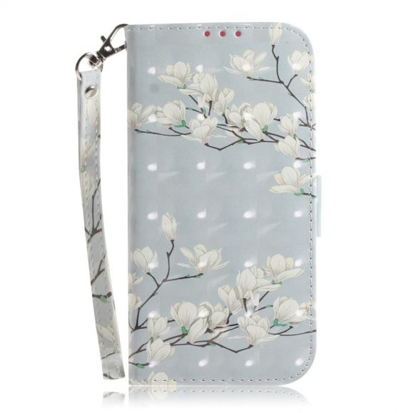 Étui à lanière Xiaomi Redmi Note 7 Branches fleuries