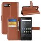 BlackBerry KEY2 - Étui style cuir porte cartes