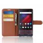 BlackBerry KEY2 LE - Étui style cuir porte cartes
