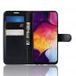 Samsung Galaxy A50 - Étui style cuir porte cartes