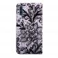 Samsung Galaxy A70 - Étui à lanière Lace Flower