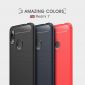 Xiaomi Redmi 7 - Coque gel brossé carbone