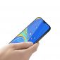 Samsung Galaxy A10 - Protection d’écran en verre trempé full size - Noir