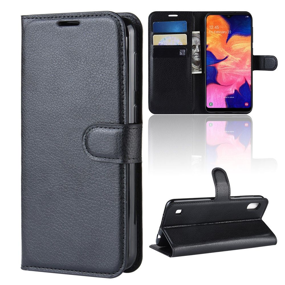 Samsung Galaxy A10 - Étui style cuir porte cartes