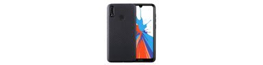 Huawei Y7 2019 - Coque revêtement fibre de carbone