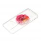 Samsung Galaxy A70 - Coque transparente motif fleur