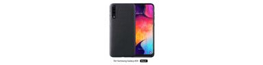 Samsung Galaxy A50 - Coque revêtement fibre de carbone