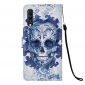 Samsung Galaxy A70 - Housse motif calavera