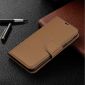 Samsung Galaxy A50 - Étui folio avec lanière effet cuir grainé