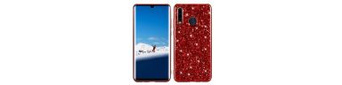 Huawei P30 Lite - Coque scintillante strass glamour