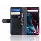 OnePlus 7 Pro - Étui cuir premium porte cartes - Noir