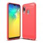 Samsung Galaxy A20e - Coque gel brossé carbone