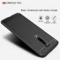 OnePlus 7 Pro - Coque gel brossé carbone