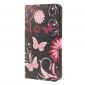 Samsung Galaxy A10 - Étui papillons et fleurs