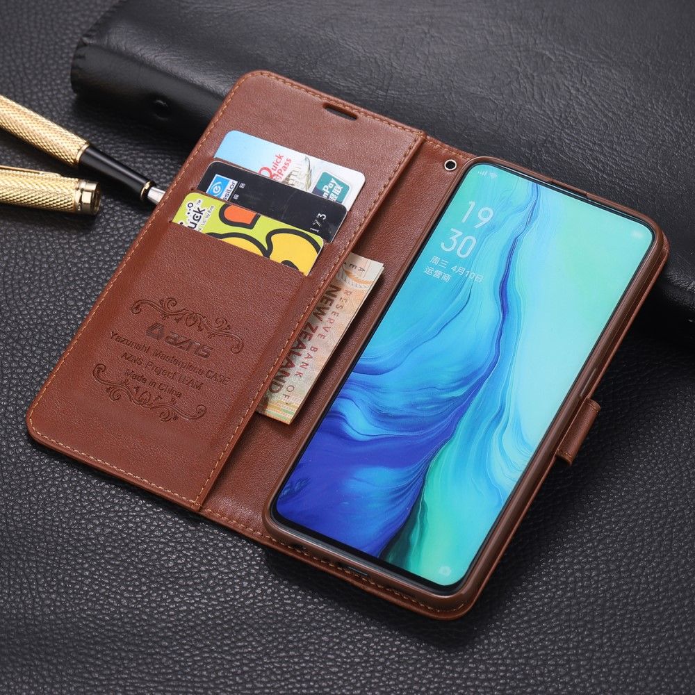 Oppo Reno - Étui AZNS simili cuir portefeuille