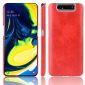 Samsung Galaxy A80 - Coque effet cuir premium