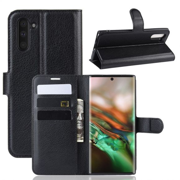 Samsung Galaxy Note 10 - Housse portefeuille style cuir