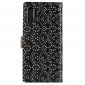 Samsung Galaxy Note 10 Plus - Housse motif dentelle avec lanière