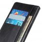 Samsung Galaxy Note 10 Plus - Housse en cuir premium avec rivets