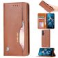 Honor 20 - Housse effet cuir stand case